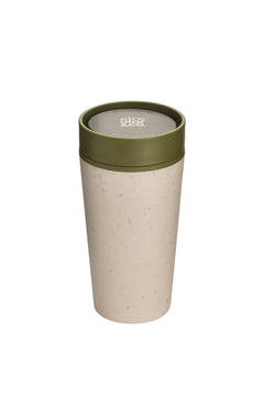 Mugs – Circular Cup 12oz Cream & Honest Green | Custom Packaging Printing | Free Design Support | Yalla Printing UAE