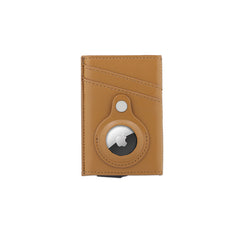 Tromsi - Santhome® Pu Card Holder With Santhome Tag Pocket - Tan