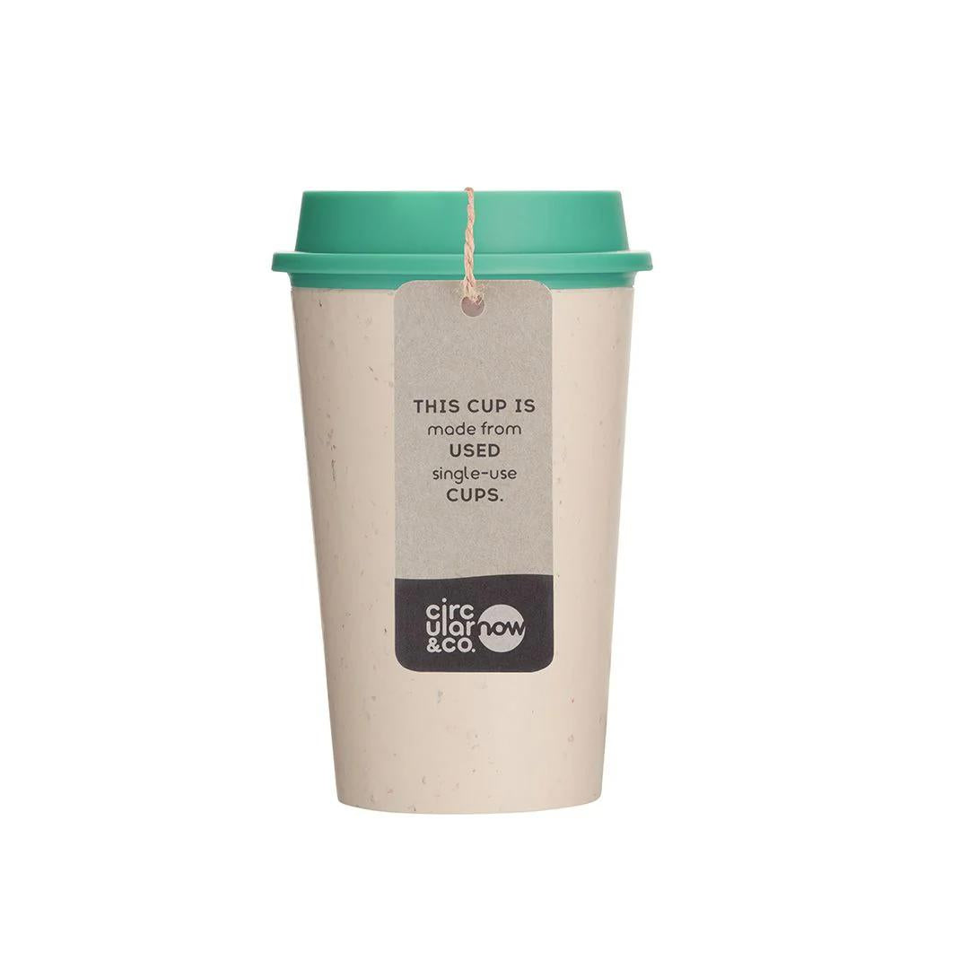 Mugs – Circular NOW Cup 12oz Cream & Happy Mint | Custom Packaging Printing | Free Design Support | Yalla Printing UAE