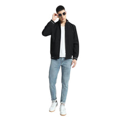 Custom Printed Varsity - Santhome Men's Lightweight Reversible Bomber Jacket - Premium Polyester Fabric | Exhibitions, Conferences, Corporate Events | Yalla Printing UAE