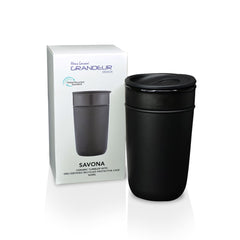 Custom Printed Savona - Hans Larsen Premium Ceramic Tumbler With Recycled Protective Sleeve 12Oz - Ceramic | Exhibitions, Conferences, Corporate Events | Yalla Printing UAE