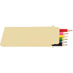 Custom Printed Roca - Giftology Set Of Color Pencils & Crayons In Lemongrass Paper Box - Portable Structure | Custom Packaging Printing | Free Design Support | Yalla Printing UAE