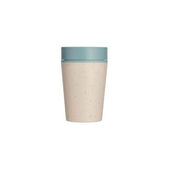 Mugs – Circular Cup 8oz Cream & Faraway Blue | Custom Packaging Printing | Free Design Support | Yalla Printing UAE