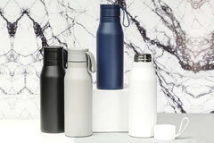 R-nebra - Change Collection Recycled Stainless Steel Vacuum Bottle With Loop