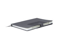 Custom Printed Manez - Santhome A5 Notebook With Phone Stand And Pen Holder | Exhibitions, Conferences, Corporate Events | Yalla Printing UAE