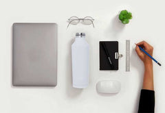 Custom Printed Galati - Hans Larsen Double Wall Stainless Steel Water Bottle - Stainless Steel | Exhibitions, Conferences, Corporate Events | Yalla Printing UAE