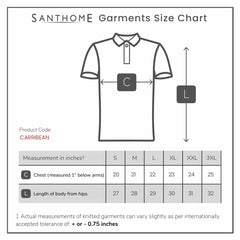 Custom Printed CARRIBEAN - SANTHOME Polo Shirt
