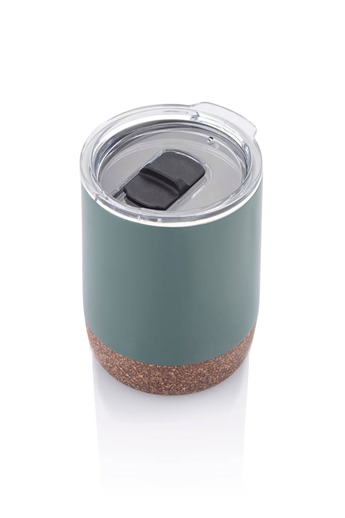 Custom Printed Gouda - Hans Larsen Vacuum Mug With Cork Base - Stainless Steel | Exhibitions, Conferences, Corporate Events | Yalla Printing UAE