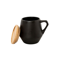 Custom Printed Sevilla - Eco - Neutral Ceramic Mug With Bamboo Lid - Ceramic | Exhibitions, Conferences, Corporate Events | Yalla Printing UAE