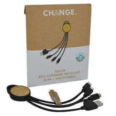 Sulza - Change Collection Rcs Recycled 6-in-1 Multi Cable