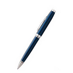 Pen Gift Sets – Cross Coventry Blue Lacquer Ballpoint Pen with Classic Blue Journal Gift Set | Custom Packaging Printing | Free Design Support | Yalla Printing UAE