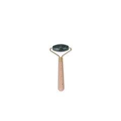 Luna - Set Of Jade Face Roller, Guasha And Mirror