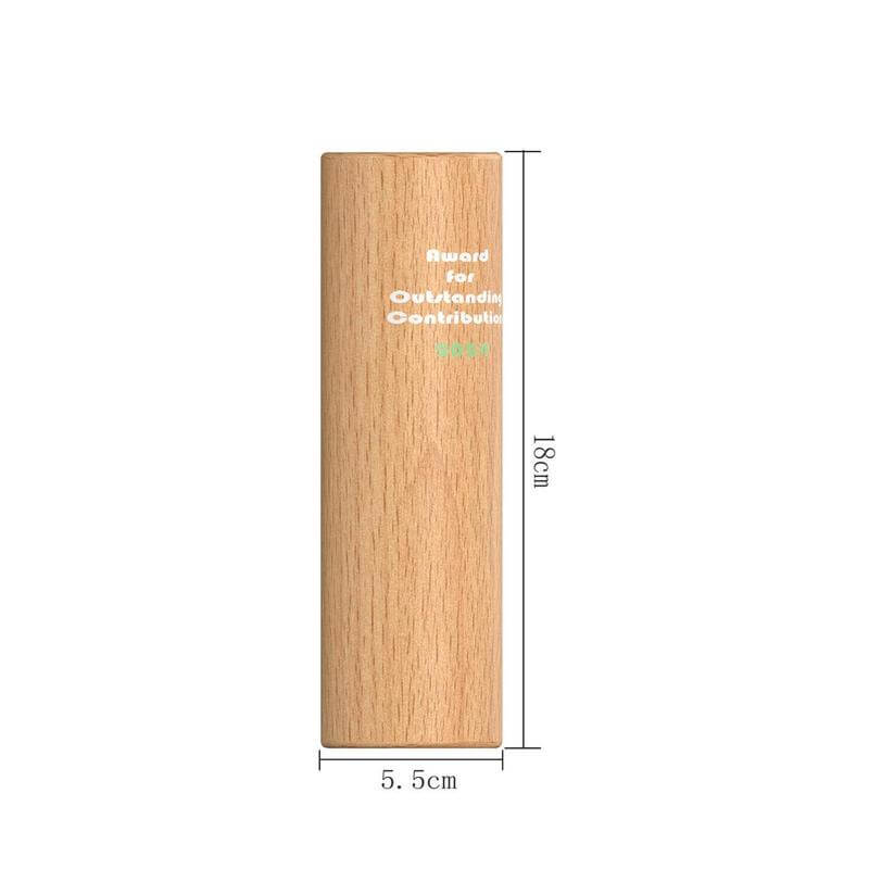 Custom Printed Dole - Eco - Neutral® Fsc Beech Wood Memento Award | Exhibitions, Conferences, Corporate Events | Yalla Printing UAE