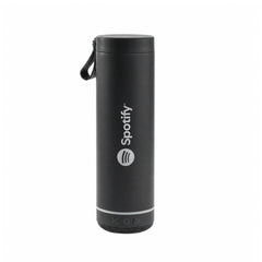 DEXOS - Giftology Double Wall Vacuum Bottle with 3W Speaker - 500 ml - Black