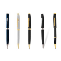 Custom Printed Cross Coventry Classic Black Lacquer With Gold Tone Appointments Rollerball Pen | Logo Branding Corporate Gift | UAE Delivery | Yalla Printing UAE