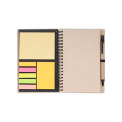 Sion- Eco-neutral B6 Notepad & Pen Set With Sticky Note