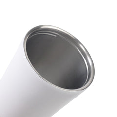 MARBELLA - Hans Larsen Double Wall Tumbler with Sip Lid 600 ml - White