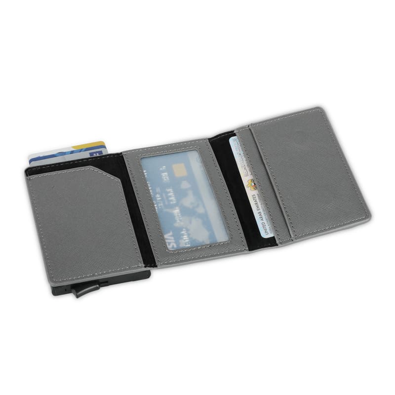 Torino - Santhome Rfid Sliding Card Holder - Dark Grey