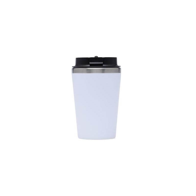 Moss - Giftology Steel/pp Double Wall Tumbler - 350ml - White