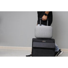 Custom Printed Capri - Santhome® Memory Foam Travel Pillow With Carry Strap - Cotton Fabric | Custom Apparel Branding | UAE Delivery | Yalla Printing UAE