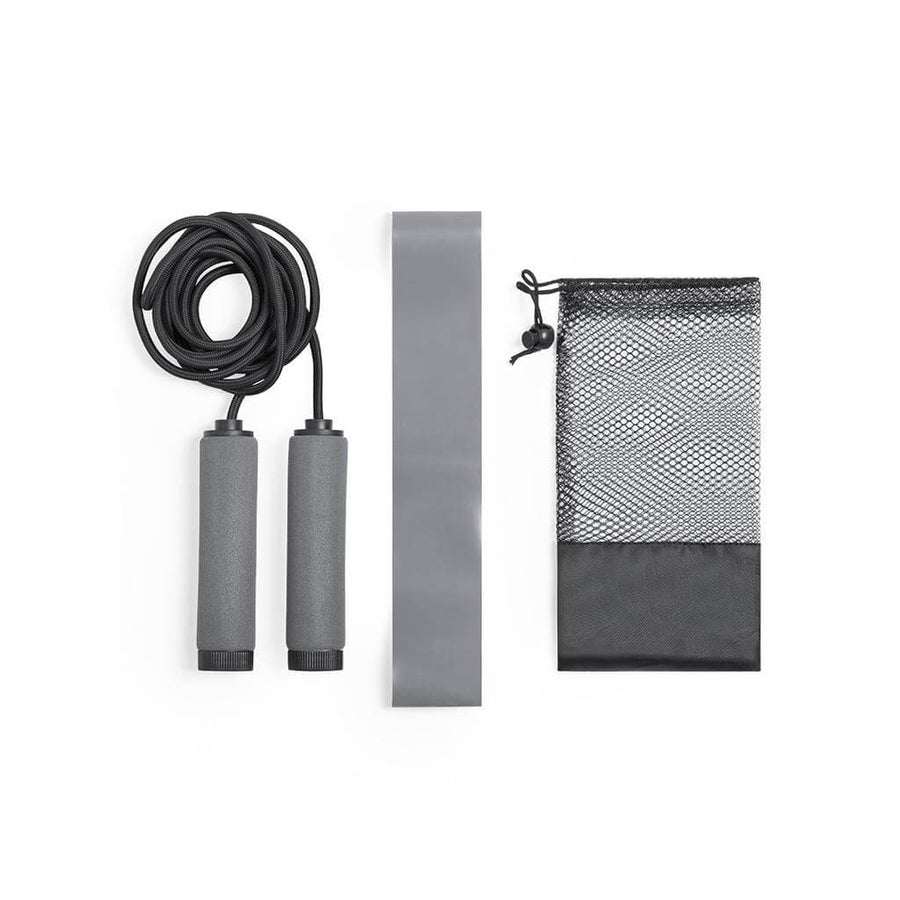 Waltrop Exercise Kit - Set Of Skipping Rope & Resistance Band