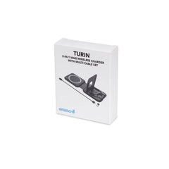 Custom Printed Turin - @Memorii Foldable 2 - In - 1 Wireless Charger And Multicable Set | Exhibitions, Conferences, Corporate Events | Yalla Printing UAE