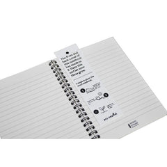 Custom Printed Lugo - Eco - Neutral® B6 Soft Cover Handmade Seed Paper Spiral Notebook | Exhibitions, Conferences, Corporate Events | Yalla Printing UAE