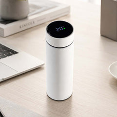 WAHA - Giftology Thermal Flask with LED Temperature Display 500ml - White