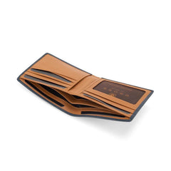 Custom Printed Cross Soft Grain Leather Two - Tone 8Cc Bifold Wallet | Exhibitions, Conferences, Corporate Events | Yalla Printing UAE