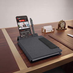 LUBECK - Santhome A5 PU Portfolio with Pen - Black