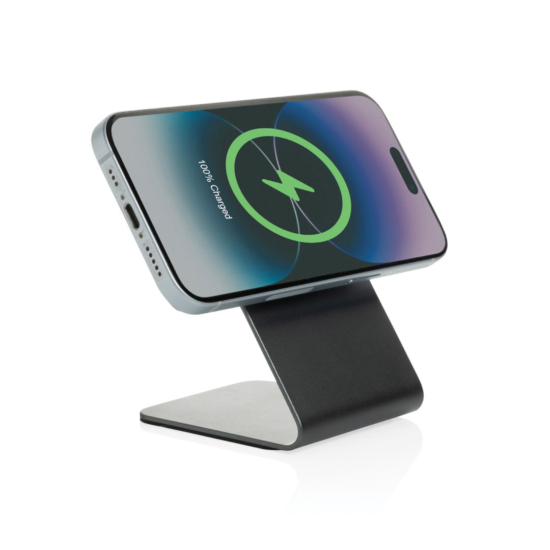 Custom Printed Terra Aluminum 15W Magnetic Wireless Charging Phone Stand | Exhibitions, Conferences, Corporate Events | Yalla Printing UAE
