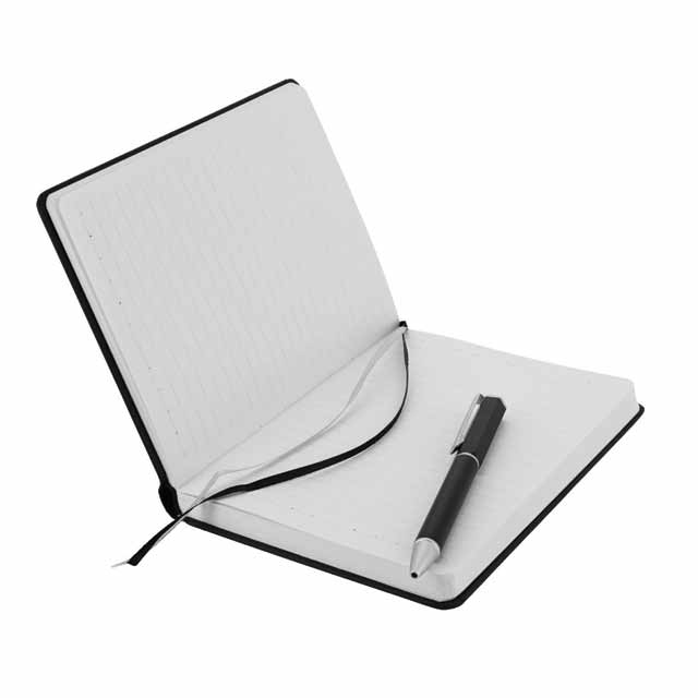 Custom Printed Tomar - Santhome Set Of Pu Thermo Notebook And Pen | Exhibitions, Conferences, Corporate Events | Yalla Printing UAE