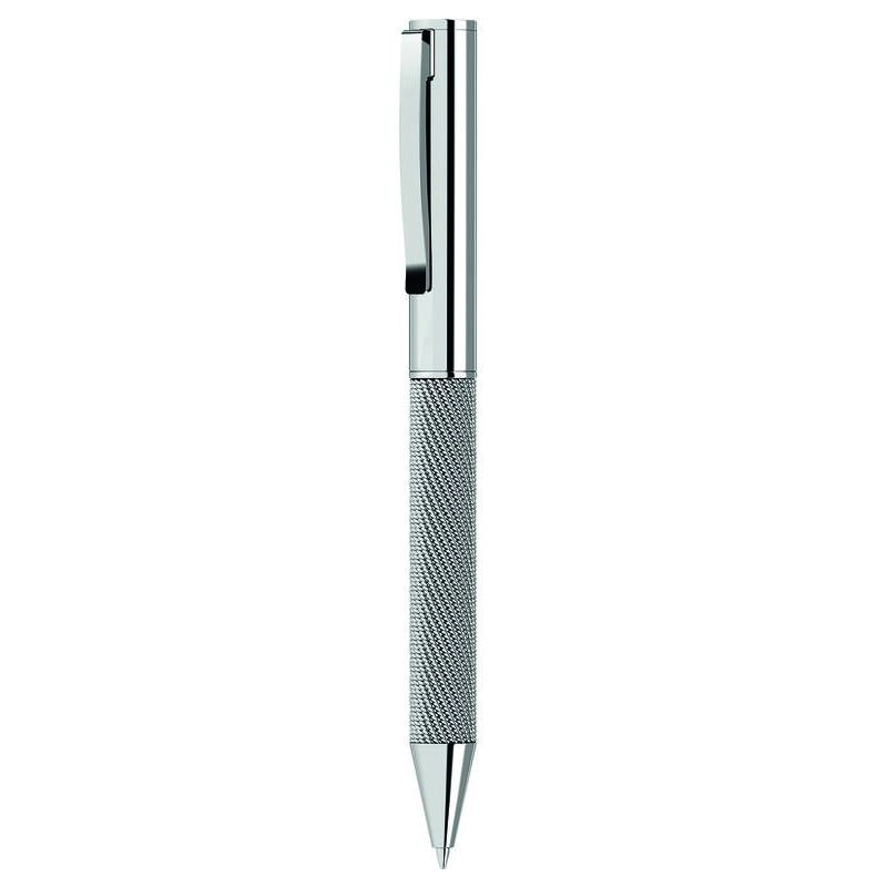 Custom Printed Uma - Mesh Premium Metal Ballpoint Pen - Stainless Steel | Exhibitions, Conferences, Corporate Events | Yalla Printing UAE