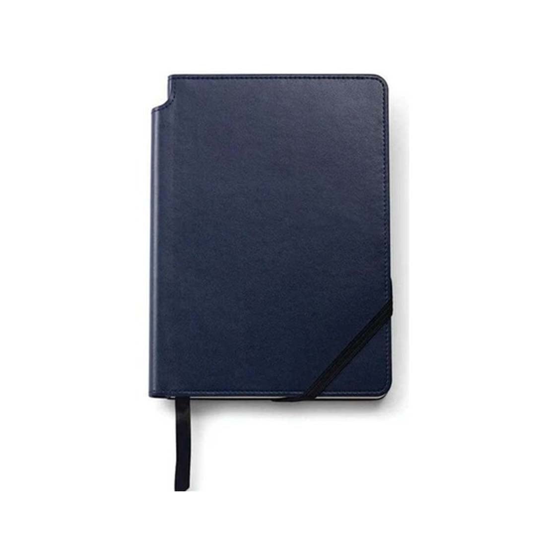 Pen Gift Sets – Cross Calais™ Chrome/Blue Lacquer Ballpoint Pen with Classic Midnight Blue Journal Gift Set | Custom Packaging Printing | Free Design Support | Yalla Printing UAE