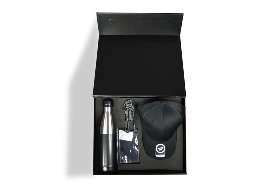 Water Bottles – Active Athlete’s Gift Set | Custom Packaging Printing | Free Design Support | Yalla Printing UAE