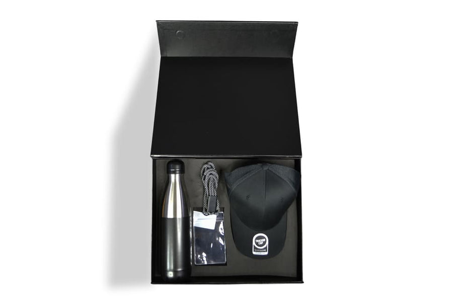 Water Bottles – Active Athlete’s Gift Set | Custom Packaging Printing | Free Design Support | Yalla Printing UAE
