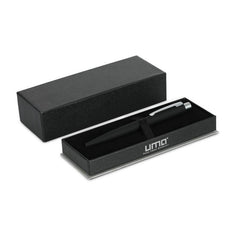 Custom Printed Uma - Lumos Gum Metal Pen - Stainless Steel | Logo Branding Corporate Gift | UAE Delivery | Yalla Printing UAE