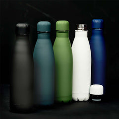 Custom Printed Grodno - Soft Touch Insulated Water Bottle - Stainless Steel | Exhibitions, Conferences, Corporate Events | Yalla Printing UAE