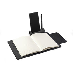LUBECK - Santhome A5 PU Portfolio with Pen - Black