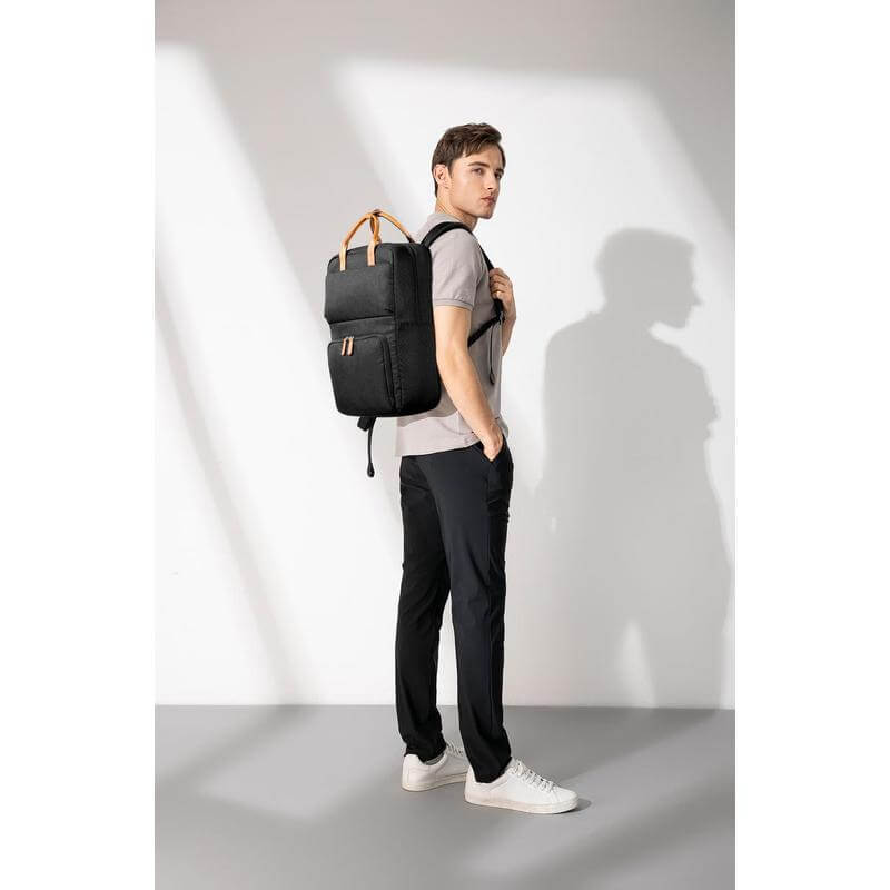 Custom Printed Mainz - Santhome Metro RPET Laptop Backpack - Premium Polyester Fabric | Exhibitions, Conferences, Corporate Events | Yalla Printing UAE