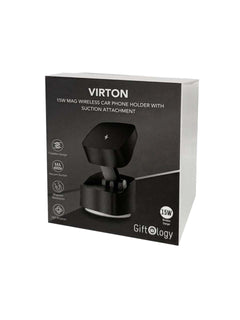 Custom Printed Virton - Giftology Magnetic Car Phone Holder And 15W Wireless Charger | Exhibitions, Conferences, Corporate Events | Yalla Printing UAE