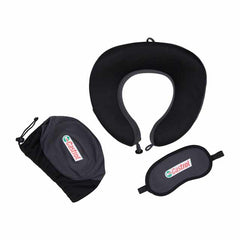 Custom Printed Zabari - Santhome Travel Set (Pillow And Eyemask In Pouch) | Custom Branded Bag | UAE Delivery | Yalla Printing UAE