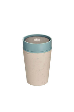 Mugs – Circular Cup 8oz Cream & Faraway Blue | Custom Packaging Printing | Free Design Support | Yalla Printing UAE
