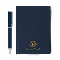 Custom Printed Tomar - Santhome Set Of Pu Thermo Notebook And Pen | Exhibitions, Conferences, Corporate Events | Yalla Printing UAE