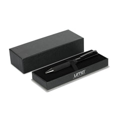 Uma - Mesh Premium Metal Ballpoint Pen | Logo Branding Corporate Gift | UAE Delivery | Yalla Printing UAE
