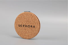 Custom Printed Crosa - Eco - Neutral Cork Pocket Mirror | Logo Branding Corporate Gift | UAE Delivery | Yalla Printing UAE