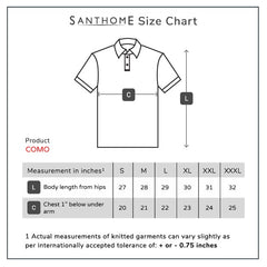 Custom Printed Santhome Como - Premium Texture Knit Polo Shirt | Exhibitions, Conferences, Corporate Events | Yalla Printing UAE