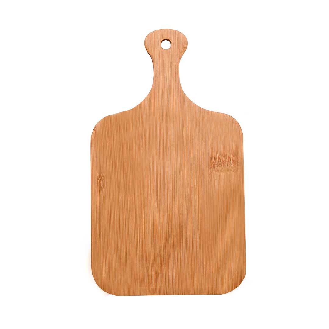 Custom Printed Siena - Eco - Neutral® Bamboo Cutting Board With Knife - Bamboo | Exhibitions, Conferences, Corporate Events | Yalla Printing UAE