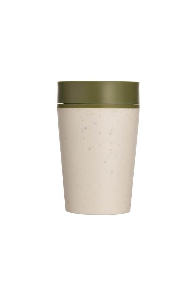 Mugs – Circular Cup 8oz Cream & Honest Green | Custom Packaging Printing | Free Design Support | Yalla Printing UAE
