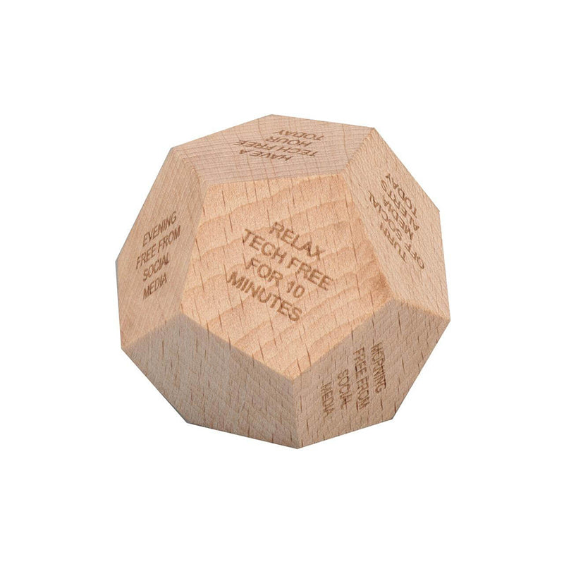 Custom Printed Orli - Eco - Neutral Digital Detox Wooden Dice | Exhibitions, Conferences, Corporate Events | Yalla Printing UAE